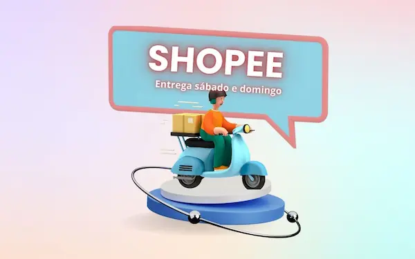 Shopee Entrega Sábado e Domingo: O que Você Precisa Saber sobre as Entregas no Final de Semana 1 Pink and Blue 3d Flash Sale Instagram Post